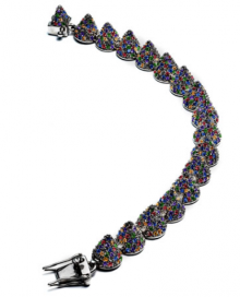 Bergdorf Goodman: Eddie Borgo Multicolor Pave Crystal Cone Bracelet $300