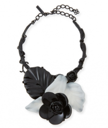 Bergdorf Goodman: Oscar de la Renta Resin Flower Statement Necklace $395