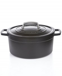 Macys: Martha Stewart 6 Qt. Enameled Cast Iron Round Casserole $30