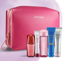 Shiseido: 6 Piece Gift with Purchase of 2 Skincare Products Shiseido: 6 Piece Gift with Purchase of 2 Skincare Products
