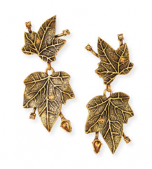 Bergdorf Goodman: Oscar de la Renta  Ivy Clip Earrings with Crystals $171