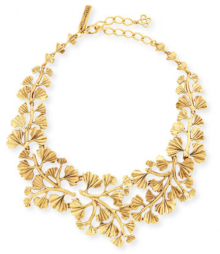 Bergdorf Goodman: Oscar De La Renta Gold Plated Fern Necklace $476