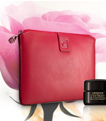 Lancome: Leather Pouch & Deluxe Sample GWP with $125+