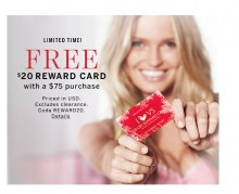 Victoria’s Secret: $20 Gift Card With $75 Purchase