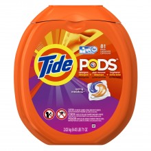 Amazon: 81-Load Tide PODS Spring Meadow HE Turbo Laundry Detergent Pacs for $15.23