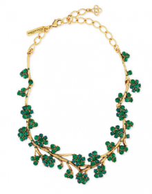 Bergdorf Goodman: Oscar de la Renta Gold-Plated Crystal Branch Necklace $390.75!