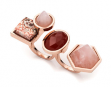 Bergdorf Goodman: Eddie Borgo Rose Golden-Plated Two-Finger Composition Ring $320