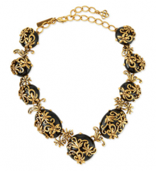 Bergdorf Goodman: Oscar de la Renta Resin Filigree Collar Necklace $720 Bergdorf Goodman: Oscar de la Renta Resin Filigree Collar Necklace $720
