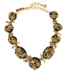 Bergdorf Goodman: Oscar de la Renta Resin Filigree Collar Necklace $720