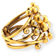 Bergdorf Goodman: Oscar de la Renta Ball & Crystal Hinge Bracelet $281