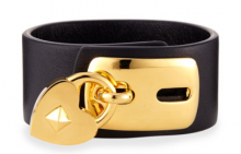 Bergdorf Goodman: Valentino Leather Padlock Cuff Bracelet $472