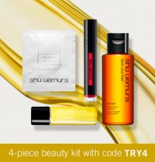 Shu Uemura: Beauty Kit & Free Shipping for $50+ and More