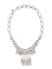 Bergdorf Goodman: Dannijo  Zoya Crystal & Pearly Necklace $295