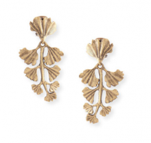 Bergdorf Goodman: Oscar de la Renta Gold-Plated Fern Clip Earrings $99