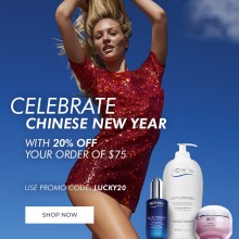 Biotherm: 20% Off Orders for Chinese New Year