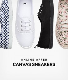 H&M: 50% Off Canvas Sneakers & Shorts from $9.99
