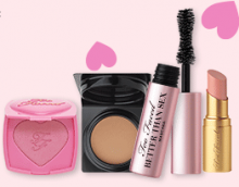 Too Faced: 4 Mini Products as Gift and More